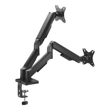 Monitor desk dual mount mechanical spring, 17-32" 9 kg