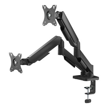 Monitor desk dual mount mechanical spring, 17-32" 9 kg