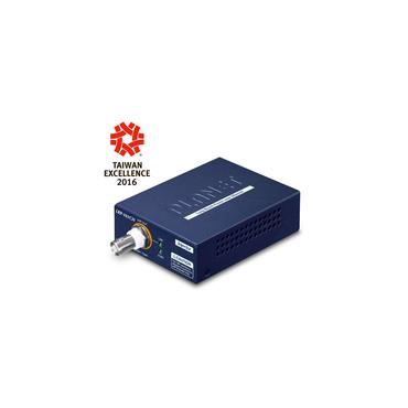 PLANET LRP-101C-KIT netværk forlænger Netværkssender & -modtager Blå 10, 100 Mbit/s