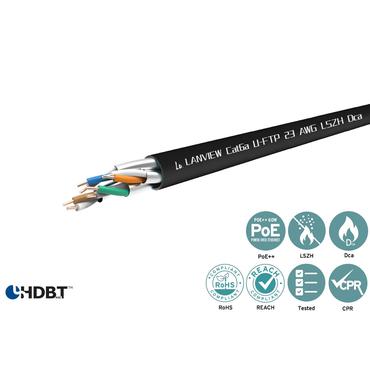 Cat6a U-FTP 4x2xAWG23 LSZH