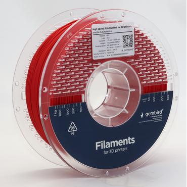 GEMBIRD High Speed PLA filament red 1.75 mm 1 kg