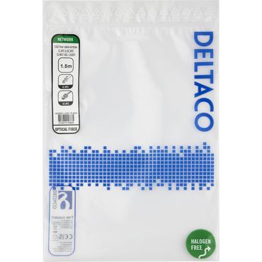 Deltaco LCSC-15-SAA InfiniBand og fiberoptisk kabel 1,5 m LC SC Gul