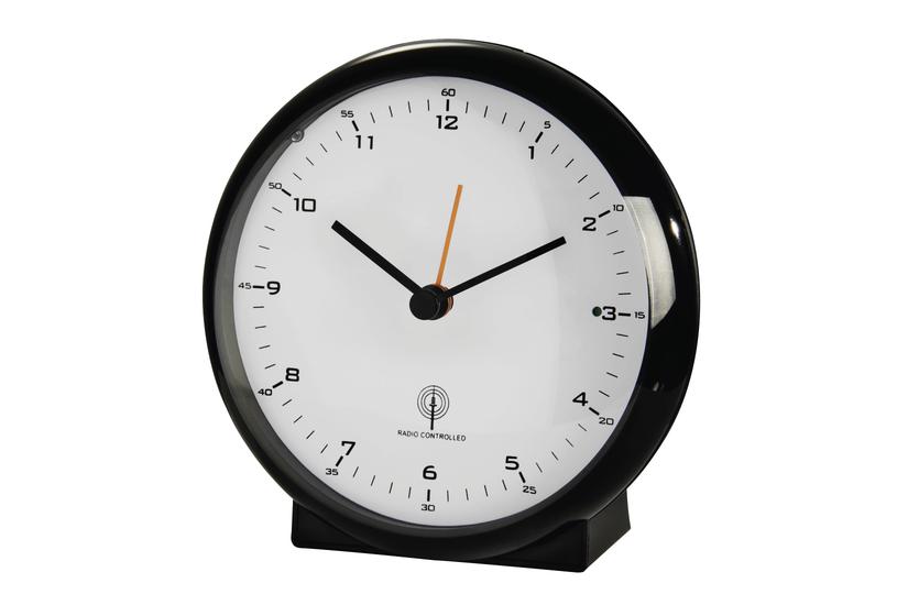 Hama Funkwecker Elegance Pro ohne Ticken, schwarz      186317