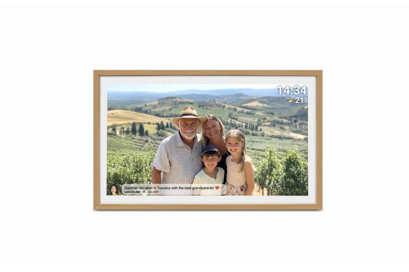 Denver PFF-3263LW digital fotoramme Træ 80 cm (31.5") Berøringsskærm Wi-Fi