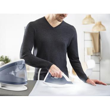 Tefal Express Optimal SV4110 2200 W 1,2 L Keramisk Express Glide Bl&aring;, Hvid