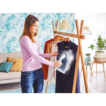 Tefal Express Optimal SV4110 2200 W 1,2 L Keramisk Express Glide Bl&aring;, Hvid