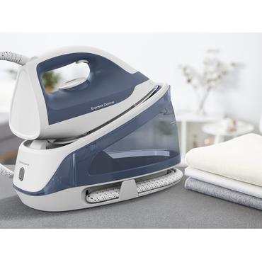 Tefal Express Optimal SV4110 2200 W 1,2 L Keramisk Express Glide Bl&aring;, Hvid