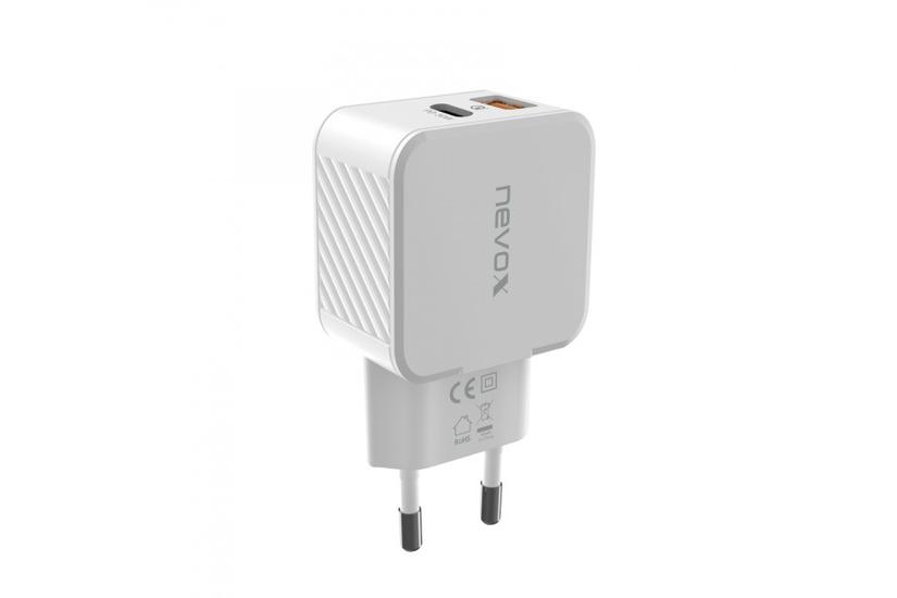 nevox HC-2009 MP3, PDA, Smartphone Hvid Vekselstr&oslash;m Indend&oslash;rs