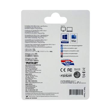 Patriot Supersonic Rage Lite - USB flash-enhet - 512 GB