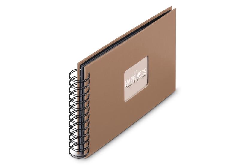 Hama 00009851 fotoalbum og arkbeskyttelse Brun 50 ark 10 x 15 Spiral indbinding
