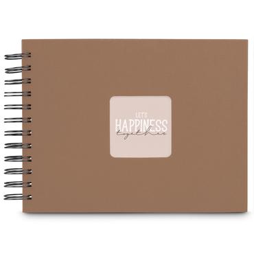 Hama 00009851 fotoalbum og arkbeskyttelse Brun 50 ark 10 x 15 Spiral indbinding