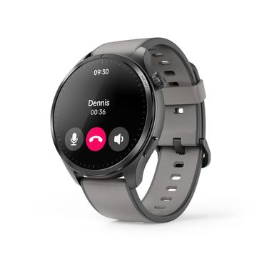Hama Smartwatch 9000 czarno-szara koperta, czarno-szary pasek silikonowy