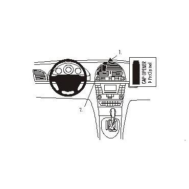 Brodit ProClip Center mount - montering för mobiltelefon