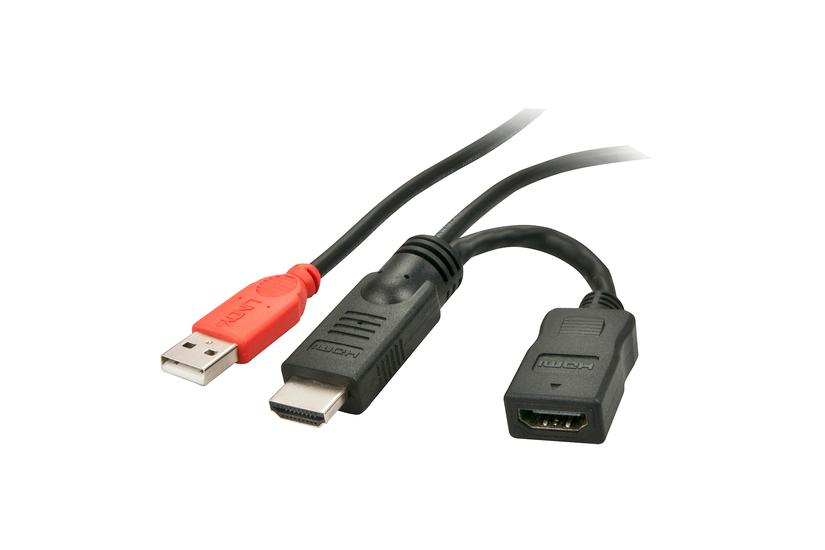 Lindy 41080 USB grafisk adapter Sort, R&oslash;d