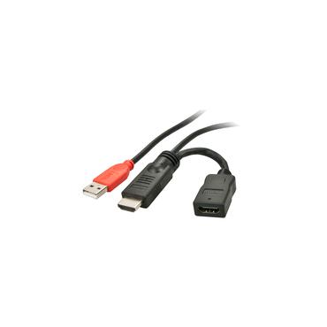Lindy 41080 USB grafisk adapter Sort, R&oslash;d