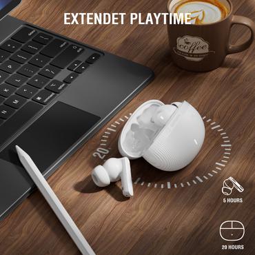 4smarts SkyBuds Pro ANC Headset True Wireless Stereo (TWS) I ørerne Opkald/Musik/Sport/Hverdag Bluetooth Sort