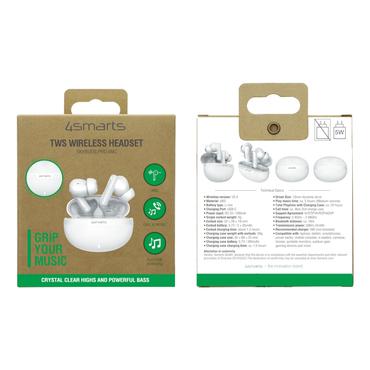 4smarts SkyBuds Pro ANC Headset True Wireless Stereo (TWS) I ørerne Opkald/Musik/Sport/Hverdag Bluetooth Sort