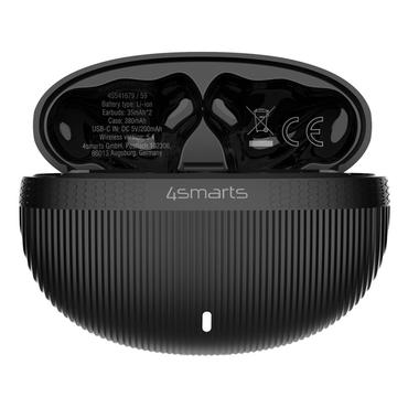 4smarts SkyBuds Pro ANC Headset True Wireless Stereo (TWS) I ørerne Opkald/Musik/Sport/Hverdag Bluetooth Sort