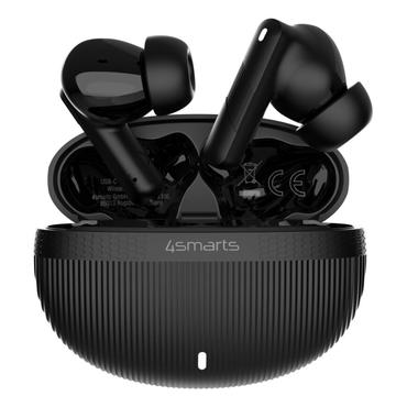 4smarts SkyBuds Pro ANC Headset True Wireless Stereo (TWS) I ørerne Opkald/Musik/Sport/Hverdag Bluetooth Sort