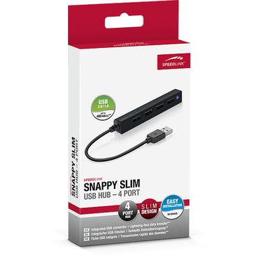 SPEEDLINK SNAPPY SLIM - hub - 4 porte