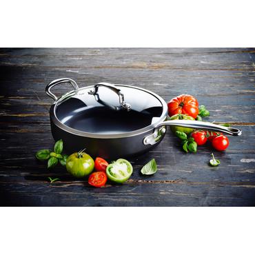 GreenPan Barcelona Pro Schmorpfanne 24cm Schwarz
