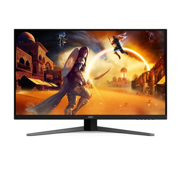 AOC G4 U32G4U computersk&aelig;rm 80 cm (31.5") 3840 x 2160 pixel 4K Ultra HD Sort, R&oslash;d
