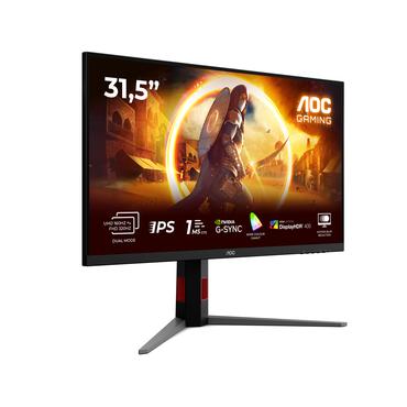 AOC G4 U32G4U computerskærm 80 cm (31.5") 3840 x 2160 pixel 4K Ultra HD Sort, Rød