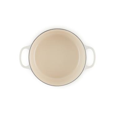 Le Creuset Signature Roaster round 26cm meringue (21177267164430)