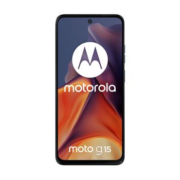 Motorola Moto G15 - havsbl&aring; - 4G peksk&auml;rmsmobil - 128 GB - GSM