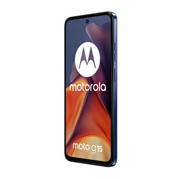 Motorola Moto G15 - havsbl&aring; - 4G peksk&auml;rmsmobil - 128 GB - GSM