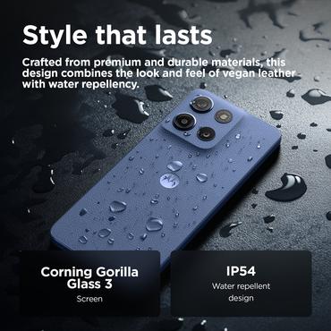 Motorola Moto G15 - havsbl&aring; - 4G peksk&auml;rmsmobil - 128 GB - GSM