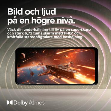 Motorola Moto G15 - havsbl&aring; - 4G peksk&auml;rmsmobil - 128 GB - GSM