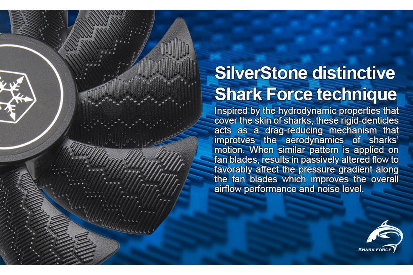 Silverstone Processorfläkt - 4-pin PWM - 100 cfm - 41.2 dB - Svart