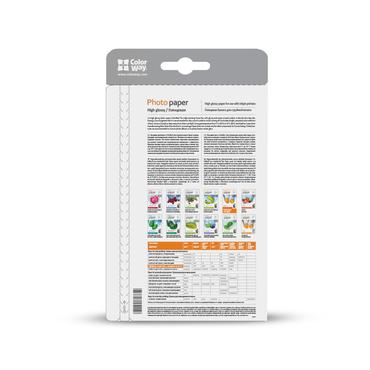 ColorWay - fotopapper - h&ouml;gblank - 100 ark - 100 x 150 mm - 230 g/m&sup2;