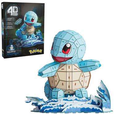 4D Build FDP FAP Pokemon Squirtle GML 3D puslespil 180 stk Tegnefilm