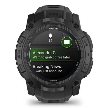 Garmin INSTINCT 3 TACTICAL Amoled schwarz 50mm Multisport Smartwatch