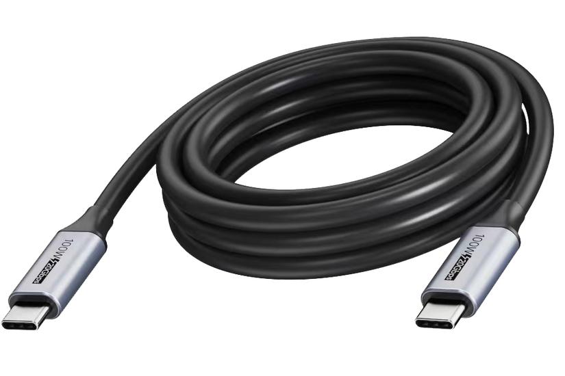 Vision - USB typ C-kabel - 24 pin USB-C till 24 pin USB-C - 5 m
