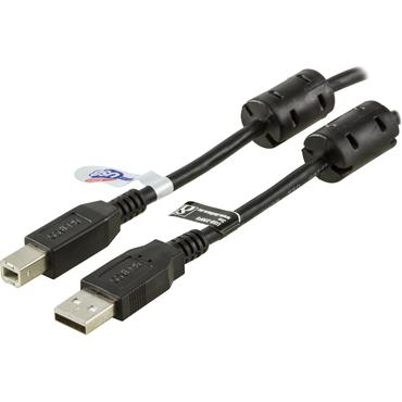 DELTACO - USB-kabel - USB till USB typ B - 3 m