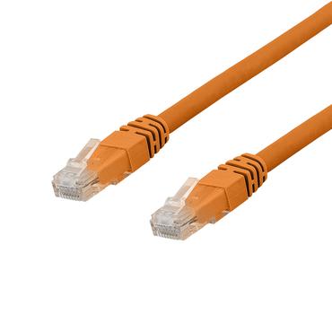 DELTACO TP-63ORAU - patch-kabel - 3 m - orange