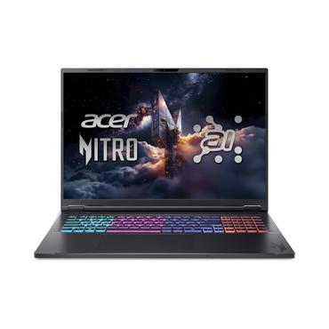 Acer Nitro 18 AI AMD AN18-61-R1H6 AMD Ryzen AI 7 PRO 350 Laptop 45,7 cm (18") WQXGA 32 GB DDR5-SDRAM 1 TB SSD NVIDIA GeForce RTX 5070 Ti Wi-Fi 6E (802.11ax) Windows 11 Home Tysk Sort