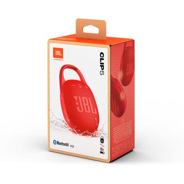 JBL Clip 5 Tragbarer Bluetooth-Lautsprecher wasserdicht nach IP67 rot