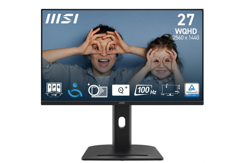 MSI Pro MP275QPG computerskærm 68,6 cm (27") 2560 x 1440 pixel Wide Quad HD LCD Sort