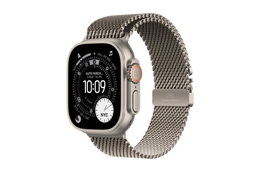 Apple Watch Ultra 3 OLED 49 mm Digital 422 x 514 pixel Berøringsskærm 5G Titanium Wi-Fi GPS (satellit)