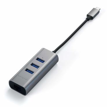 Satechi ST-TC2N1USB31AM - hubb - 3 portar