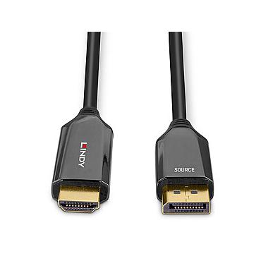 Lindy 3m Aktives DisplayPort an HDMI 8K60 Adapterkabel Verbindet Ger&auml;te mit DP-Ausgang mit einem 8K60Hz HDMI Display (40932)