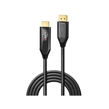 Lindy 3m Aktives DisplayPort an HDMI 8K60 Adapterkabel Verbindet Ger&auml;te mit DP-Ausgang mit einem 8K60Hz HDMI Display (40932)