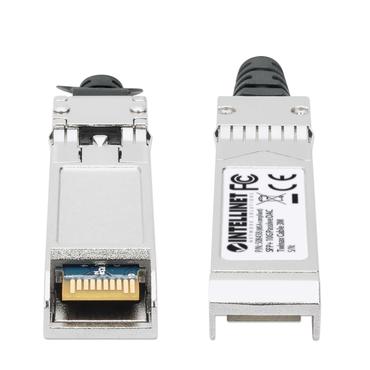Intellinet 508438 InfiniBand og fiberoptisk kabel 3 m SFP+ Sort, S&oslash;lv