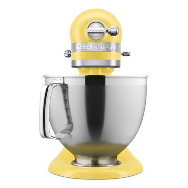 KitchenAid 5KSM195PSEBT røremaskine og mikser Bordmixer 300 W Rustfrit stål, Gul