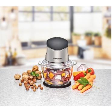 Rommelsbacher MZ 400 elektrisk madhakker 1 L 400 W Sort, Rustfrit stål