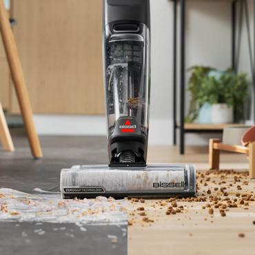 Bissell CrossWave OmniForce Edge Pro St&aring;ende vakuum Batteri T&oslash;r&v&aring;d Polytetrafluorethylen (PTFE) Posel&oslash;s 0 L 200 W Sort